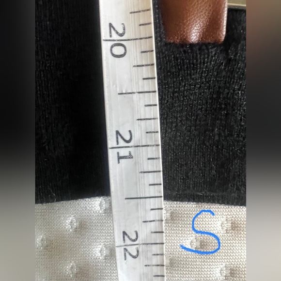 NEW RALPH LAUREN Cotton-blend Zip-up Moto Jacket In Polo Black/ Cuoio - Picture 14 of 14